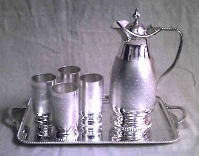 Manufacturers Exporters and Wholesale Suppliers of White Metal Crockery Chandigarh Punjab